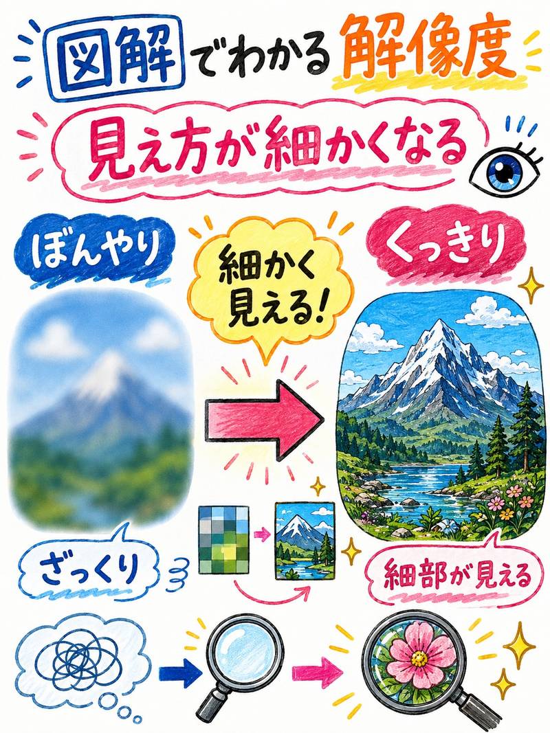 解像度の図解
