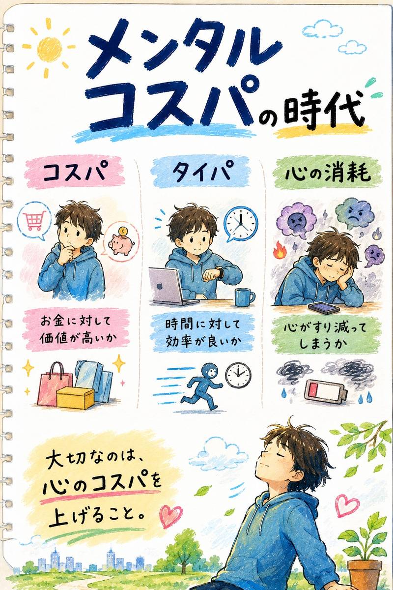 メンタルコスパの図解